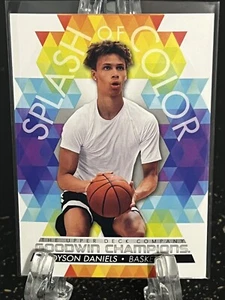 DYSON DANIELS-----2022 UPPER DECK GOODWIN CHAMPIONS----SPLASH OF COLOR - Picture 1 of 2