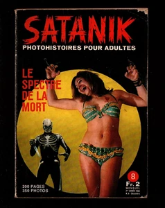 SATANIK n°8 Le Spectre de la mort PHOTOHISTOIRES POUR ADULTES Ed. PONZONI 1966 - Imagen 1 de 3