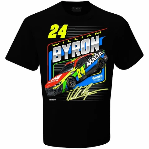 2022 WILLIAM BYRON #24 AXALTA NASCAR CUP ACCELERATE BLACK LICENSED TEE SHIRT Cover