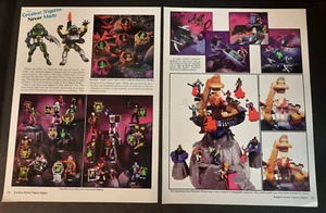 GI JOE The Visionaries Hasbro '80s Figures ~ 2x Magazine Preview Pages/PRINT AD - Picture 1 of 1