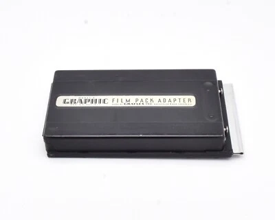 Graflex 2-1/4 x 3-1/4 Graphic Film Pack Adapter Dark Slide Cat Model 2 (#12173) - Image 1 of 4