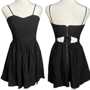Keepsake the Label Bustier Little Black Cut Out Dress NEW US Size 2 - Picture 1 of 14
