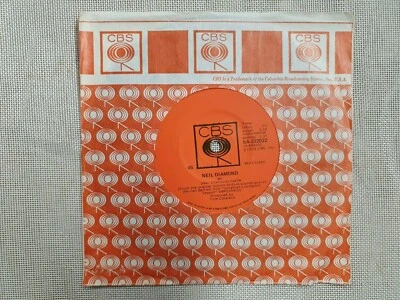NEIL DIAMOND - BE - near mint  7" single - Image 1 of 2