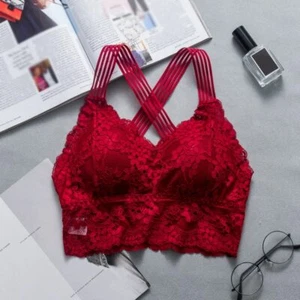 NEW Fashion Casual Women Lady Lace Strap Bras Tops Tube Wrap Woman Underwear - Picture 1 of 21