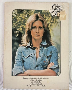 Olivia Newton John SONGBOOK 1975 Sheet Music 14 Songs Early Hits Photos Book HTF - Picture 1 of 9