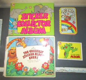 Vintage 80s Sticker Album Lot Puffy Scratch & Sniff Unicorns - Picture 1 of 18