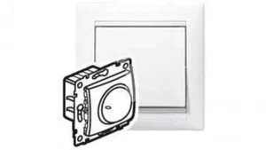 VALENA Drehdimmer 40-400VA 230V weiß 770061 - Bild 1 von 1