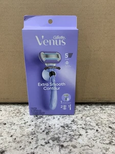 Mango de afeitar Gillette Venus contorno extra suave para mujer + 2 recambios de hoja - Imagen 1 de 1