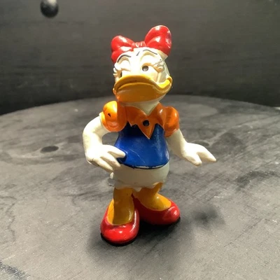 Disney Bully Bullyland Gummifigur : Daisy Duck 6cm TOP Zustand K1 - Bild 1 von 4