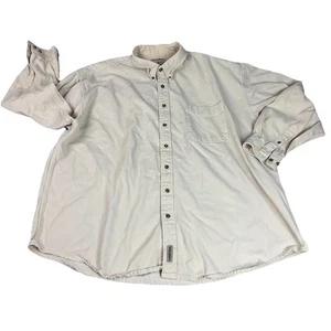 Vintage High Sierra Shirt Button Down Heavy Duty Canvas Denim 90s Mens XXL Work - Picture 1 of 12
