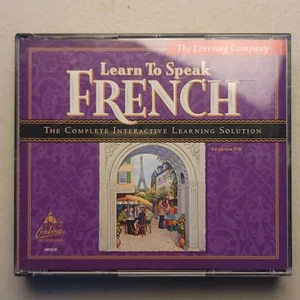 The Learning Company Learn to Speak French, Version 8.0, 4 CD set - Picture 1 of 9