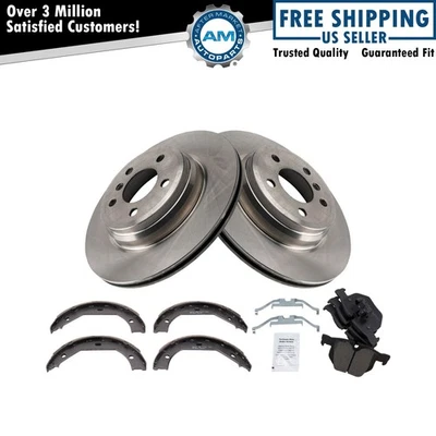 Kit de pastillas de freno y rotor de cerámica trasera para BMW 335i 2013 335i xDrive 2012-2013 Foto 1 de 4