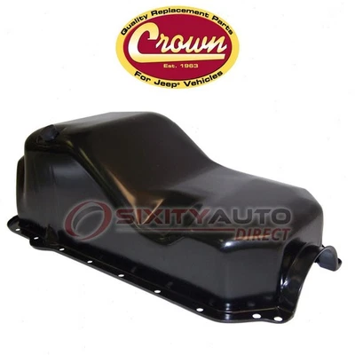 Crown Automotive Engine Oil Pan for 1974-1991 Jeep Cherokee 5.9L V8 - cx - Image 1 of 4