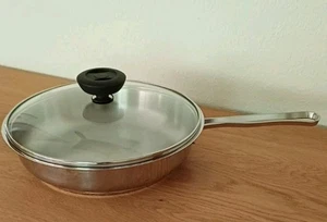 Edelstahl Pfanne Fissler mit Deckel 24 cm - Bild 1 von 15