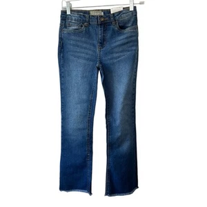 Lucky Brand Mid Rise Flare Slim Fit Jeans Medium Wash Girls Size 10 NEW - Picture 1 of 8