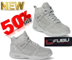 FUBU Little & Big Boys size 2 Knight Basketball Sneakers color GRAY NEW - Picture 1 of 17