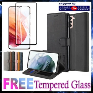 For Samsung Galaxy S21 FE Ultra S21+ Plus Wallet Case Leather Magnet Flip Cover - Picture 1 of 16