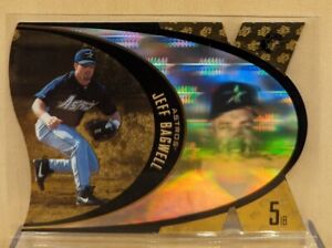 1997 SPx GOLD #27 Jeff Bagwell HOF RARE HOLOVIEW DIE CUT ETCHED FOIL PARALLEL