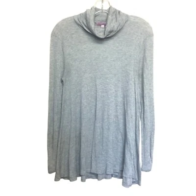 Calypso St. Barth Gray Womens Cowlneck Top Tunic Sweater Size Small Medium - Image 1 of 4