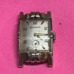 SELTENE ULTRA ART DECO L3 10K RGP EINZIGARTIG 1950er BULOVA UHR für Teile oder Reparatur - Bild 1 von 8