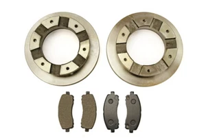 Rear Brake Discs & Brake Pads For Mitsubishi Canter FB83B 3C15 4M42 3.5T 2005>+ - Picture 1 of 1