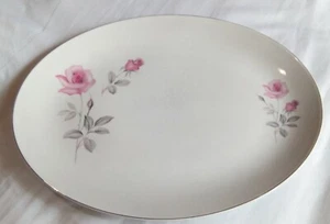 MYOTT'S China Lyke Staffordshire England Oval Platter Random Rose Circa 1959 - Picture 1 of 5