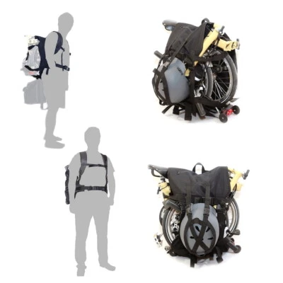 Brompton Lifting Backpack for Bicycle / Transport Bike Bag / Saddle Bag /Pannier - Image 1 of 4