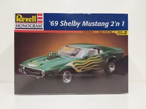 Kit modèle voiture Revell '69 Shelby Mustang 2'n 1 (SCELLÉ) 1:25 85-2545