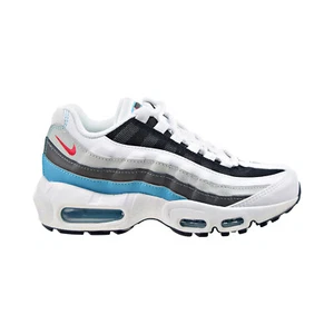 Nike Air Max 95 Recraft (GS) Big Kids' Shoes White-Chlorine Blue CJ3906-102 - Picture 1 of 6