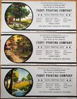 Marinette, WI 1940 Advertising Blotters, Set of Three, Printing Company, Wis