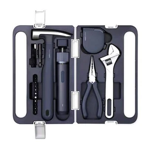Hoto 3.6V Screwdriver Tool Set and Carry Case Spanner Hammer Plier Tape Measure - Picture 1 of 9