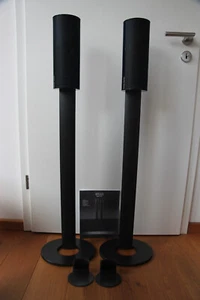 2x harman/kardon SAT-TS60 Satelliten Lautsprecher inkl. HTFS3 Ständer - Bild 1 von 12