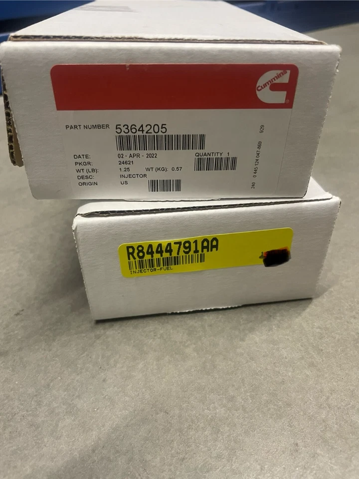Inyector de combustible diésel para Dodge Ram 2500 o 3500 2019-22 6,7 L Cummins R8444791AA Foto 1 de 1