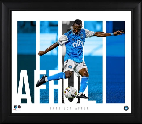 Harrison Afful Charlotte FC Framed 15x17 Player Panel Collage Cover