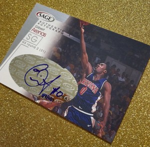 89/160 RARE 2001 SAGE SILVER GILBERT ARENAS ROOKIE AUTOGRAPH C STORE. EBAY 1/1