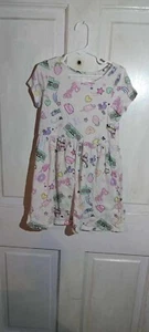 BARBIE BRAND MED 7/8 -PRE OWNED- GIRLS DRESS -CLEAN CUTE -FREE SHIP USA- - Picture 1 of 6