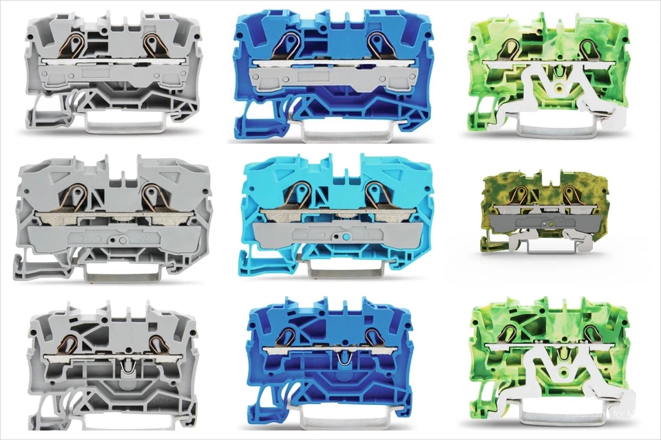 Wago Reihenklemmen Durchgangsklemmen Serie 2001/2002/2004/2006/2010/2016 Kammbrü - Bild 1 von 1