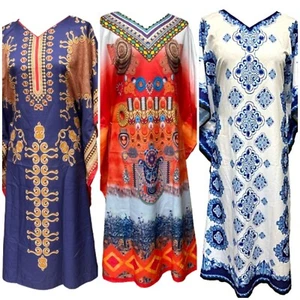 HOLIDAY TOP,PLUS SIZE KAFTAN,BEACH COVER UP,GOWN,TUNIC,DRESS,ABAYA - Picture 1 of 71