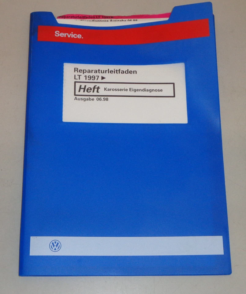 Manual de Instrucciones VW Transporter Bus Lt Carrocería Eigendiagnose Stand - Imagen 1 de 1
