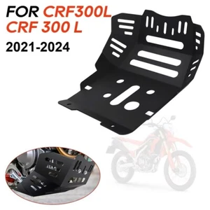 CRF300L Bash Plate Skid Plate Bash Guard Engine Protection Powder Coat 2021-2024 - Foto 1 di 10