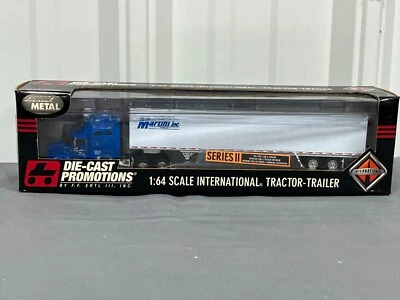 MARTINI Trucking International 9200i w Van Trailer DCP 30162 1:64 Drums, PA NIB - Image 1 of 4