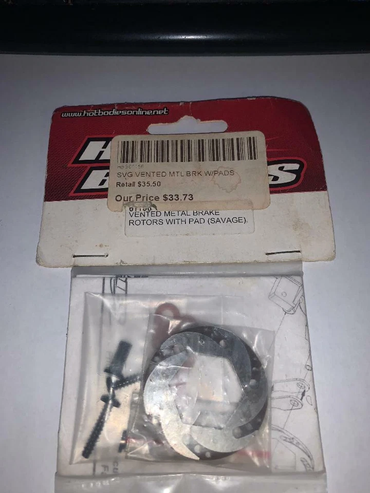 Hot Bodies 61156 Vented Metal Brake Rotors W/Pads Savage .21 - Image 1 of 1