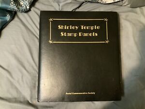 Vintage PCS Shirley Temple Stamp Panels Book Album Movie Star Complete 96 Panels