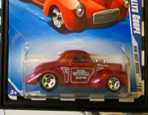 1/64 1941 CUSTOM WILLYS COUPE HW HOT RODS HOT WHEELS 2010 01/10 #139 - Picture 1 of 3