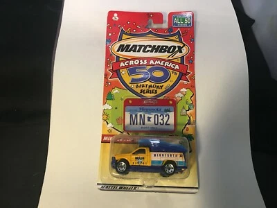Matchbox Across America 50th Birthday Series MINNESOTA FORD F-SERIES FIRE & RAFT - Image 1 of 4