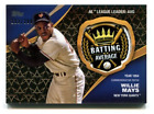 2023 Topps Crowning Achievements Commemorative Patches Black Willie Mays  299