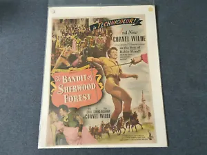 Vintage Original Magazine Movie AD The Bandit of Sherwood Forest  Ad on Back - Picture 1 of 12