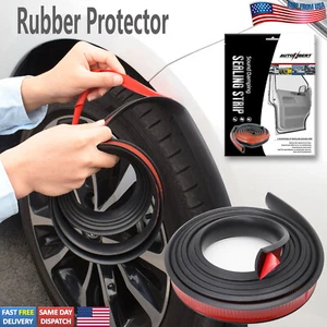 3m Car Universal Fender Flares Wheel Protector Extension Rubber Moulding Trim - Picture 1 of 7