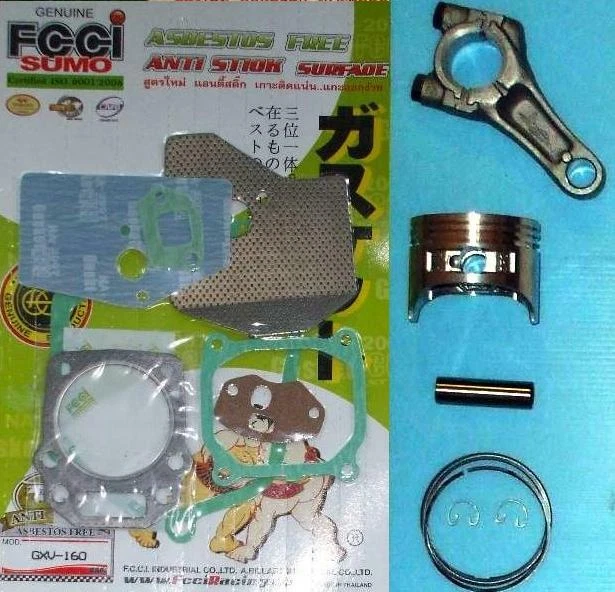 BIELLE, KIT DE JOINTS ET PISTON POUR HONDA GXV160 MOTEUR