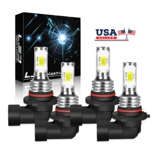 For Chevy C1500 2500 3500 1990-98 6000K LED Headlight Bulbs Hi/Lo Beam Combo - Picture 1 of 10